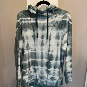 By PINK green tie-dye sweatshirt